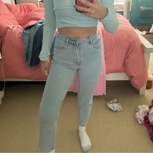 Pacsun Light wash Mom Jeans